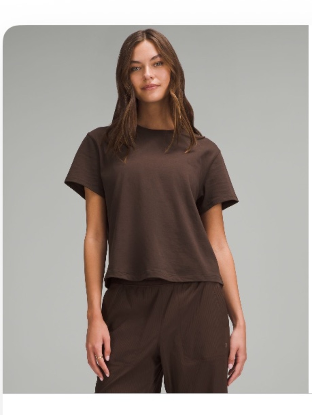 Lululemon Relaxed Fit Cotton Jersey T-shirt